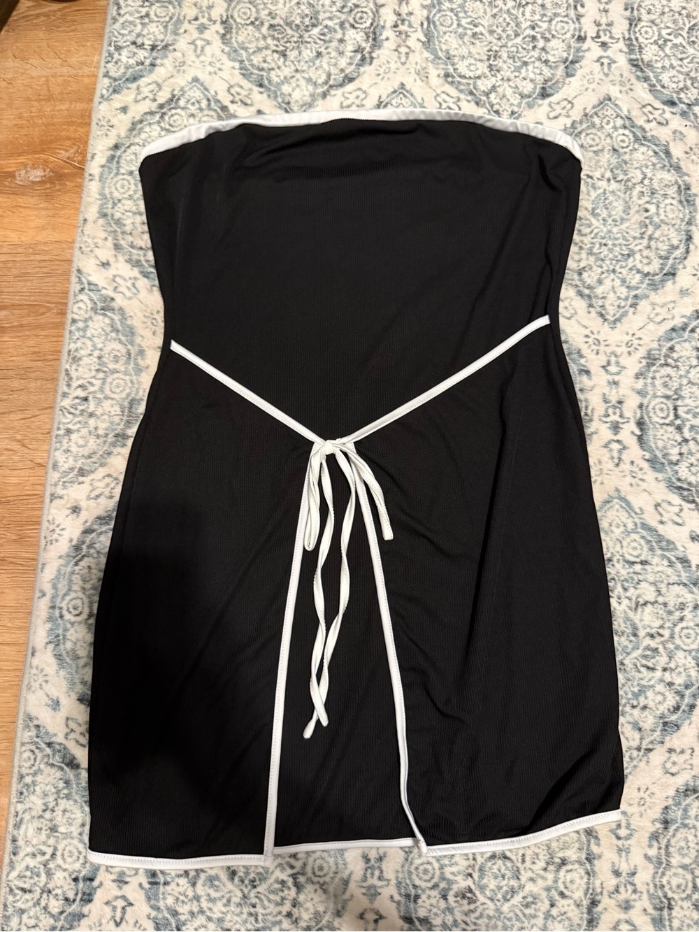 Bundle of 2 Strapless Tie-Front Mini Dresses